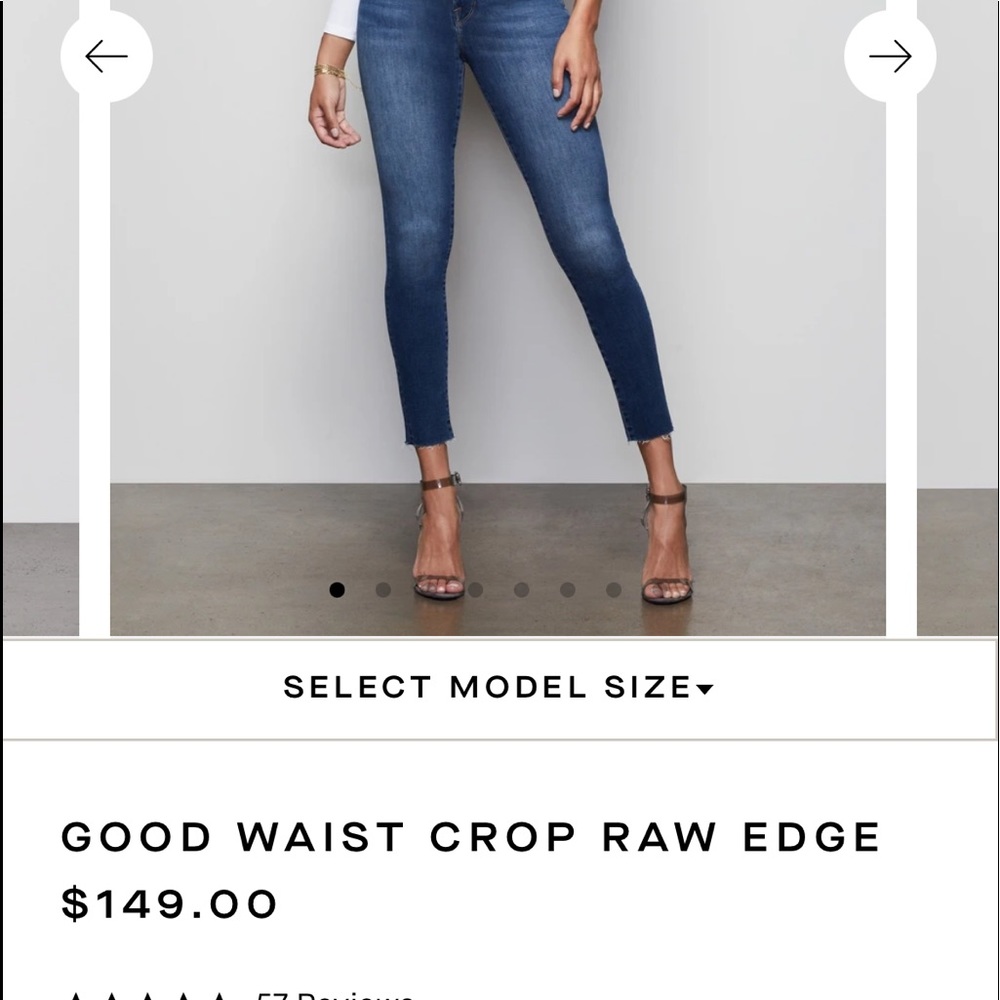 Good waist crop jeans